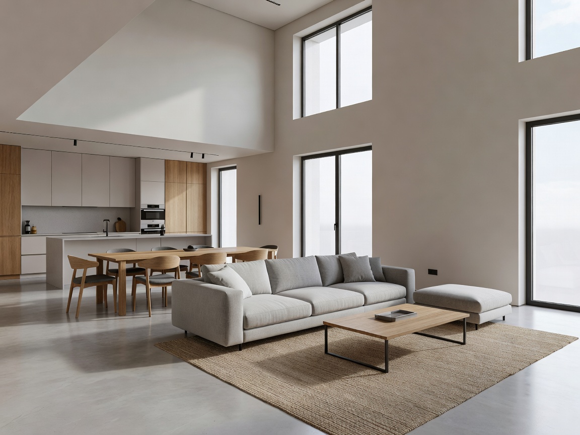 شقة عائلية بمساحات ممتازة وتصميم حديث